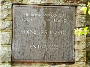 Edinburgh Zoo entrance